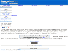 Tablet Screenshot of ahugedeal.com